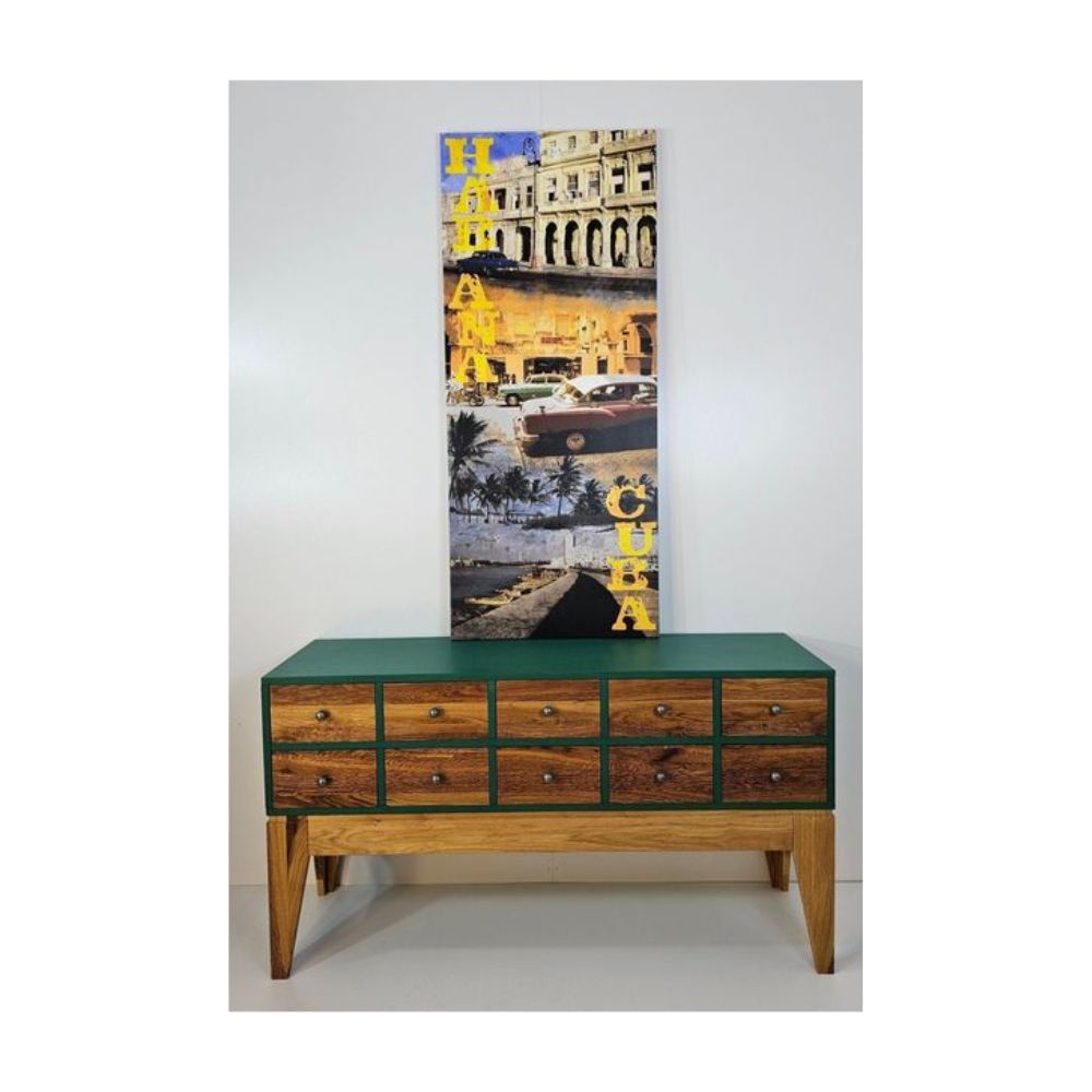 Hoches Bild Havanna Druck auf Leinwand