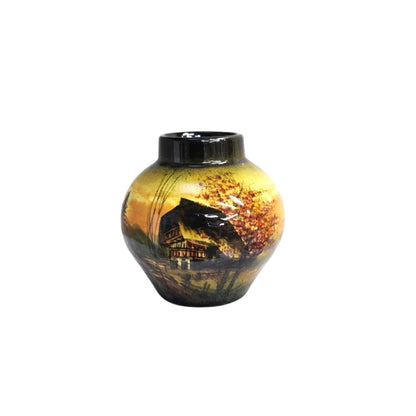 Keramik Vase Schramberg Schwarzwald Motiv Nr. A01