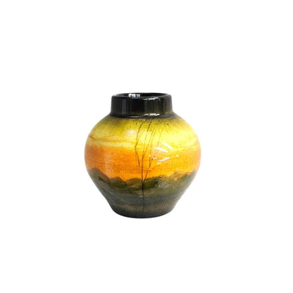 Keramik Vase Schramberg Schwarzwald Motiv Nr. A01