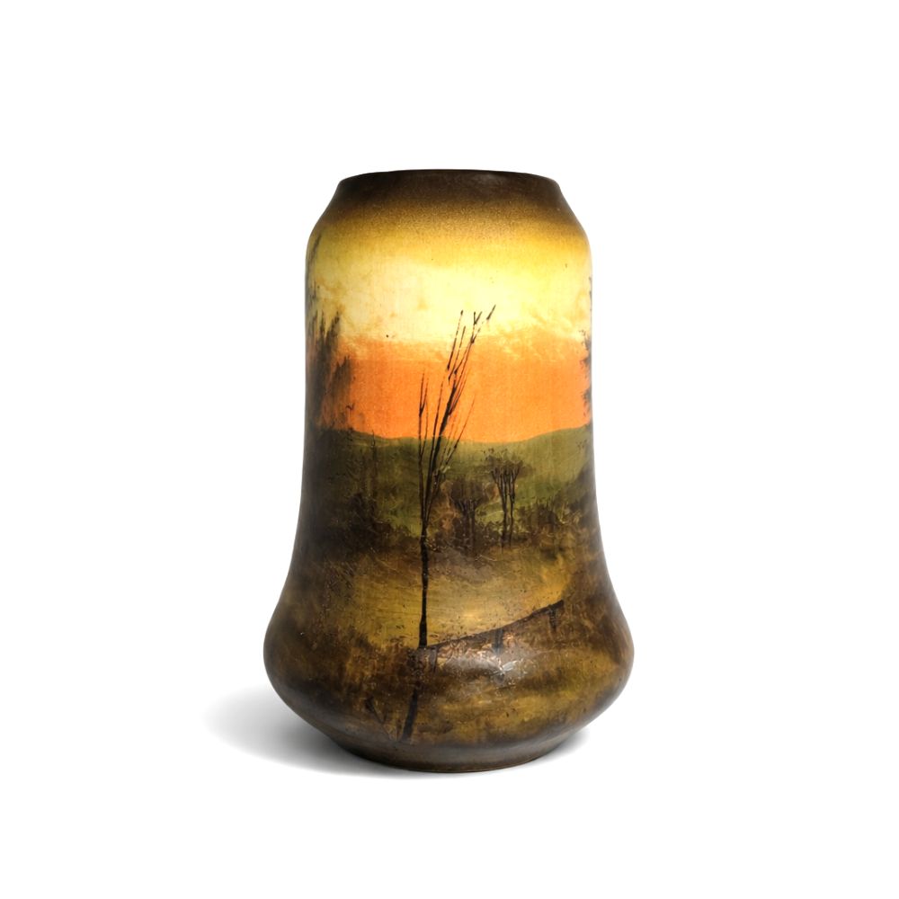 Keramik Vase Schramberg Schwarzwald Motiv Nr. A04