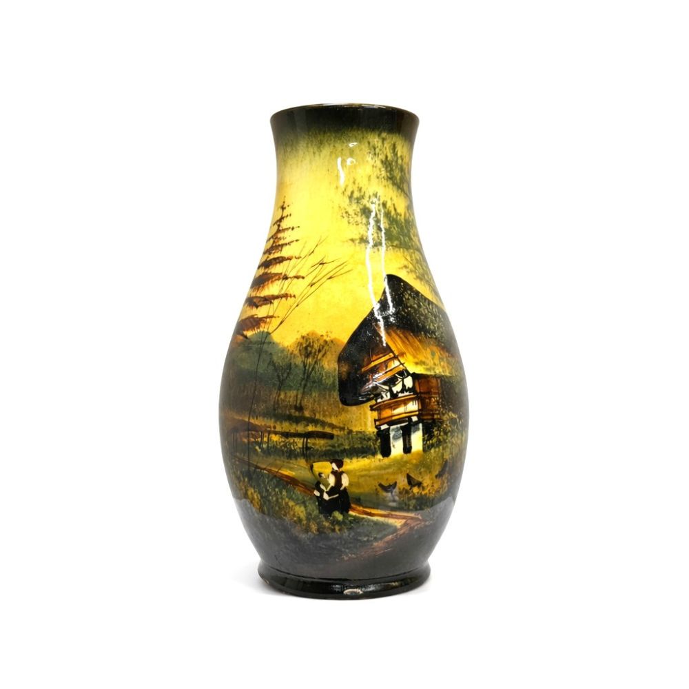 Keramik Vase Schramberg Schwarzwald Motiv Nr. A05