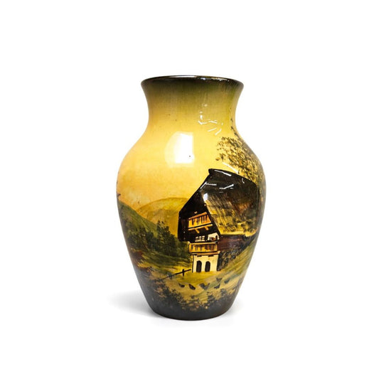 Keramik Vase Schramberg Schwarzwald Motiv Nr. A06