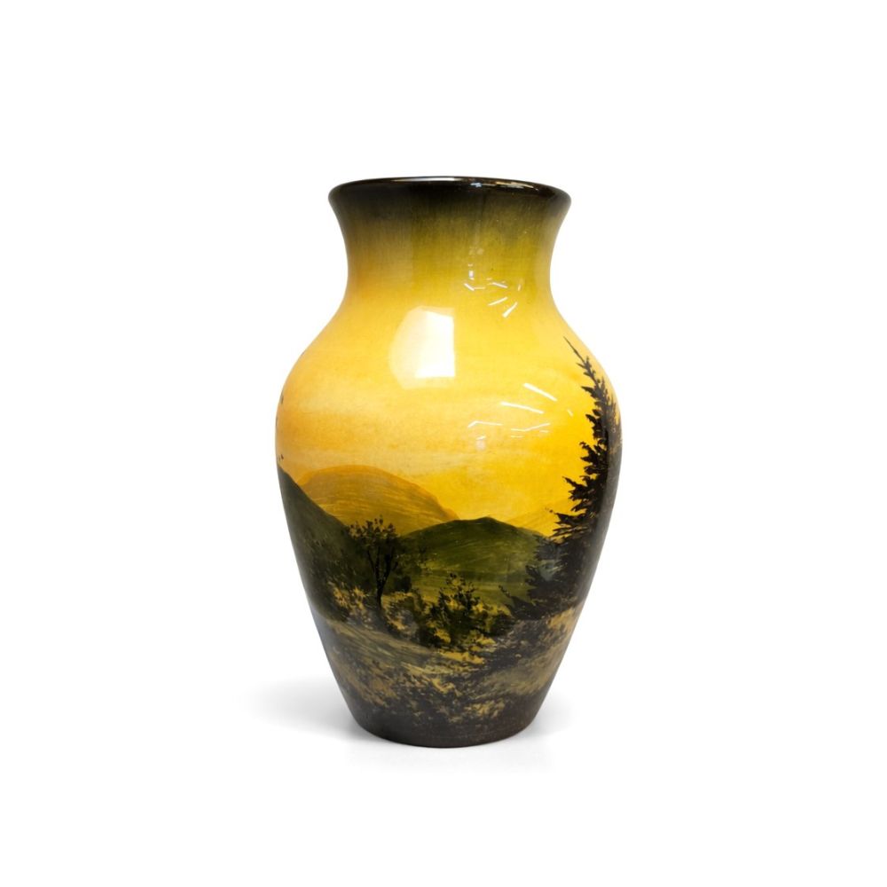 Keramik Vase Schramberg Schwarzwald Motiv Nr. A06
