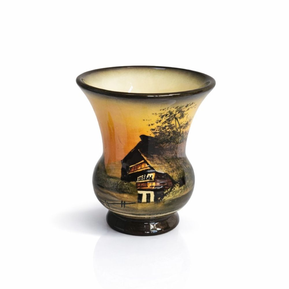 Keramik Vase Schramberg Schwarzwald Motiv Nr. A07