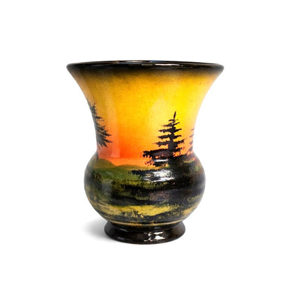 Keramik Vase Schramberg Schwarzwald Motiv Nr. A08