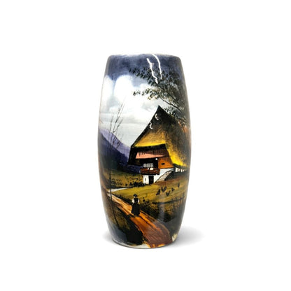 Keramik Vase Schramberg Schwarzwald Motiv Nr. A09