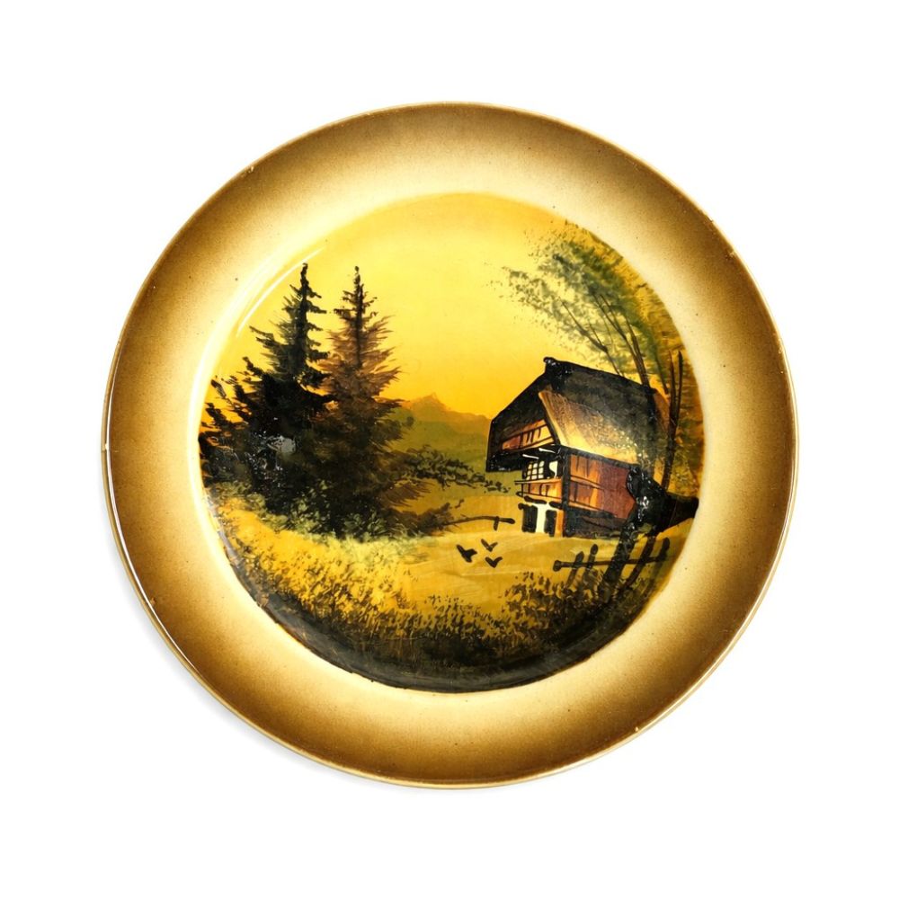 Keramik Teller Schramberg Schwarzwald Motiv Nr. A14