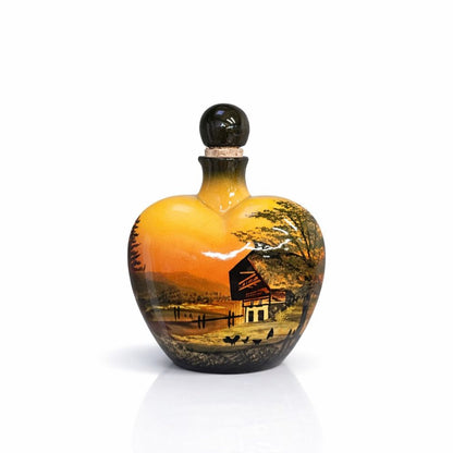 Keramik Schnapsflasche Schramberg Schwarzwald Motiv Nr. A15