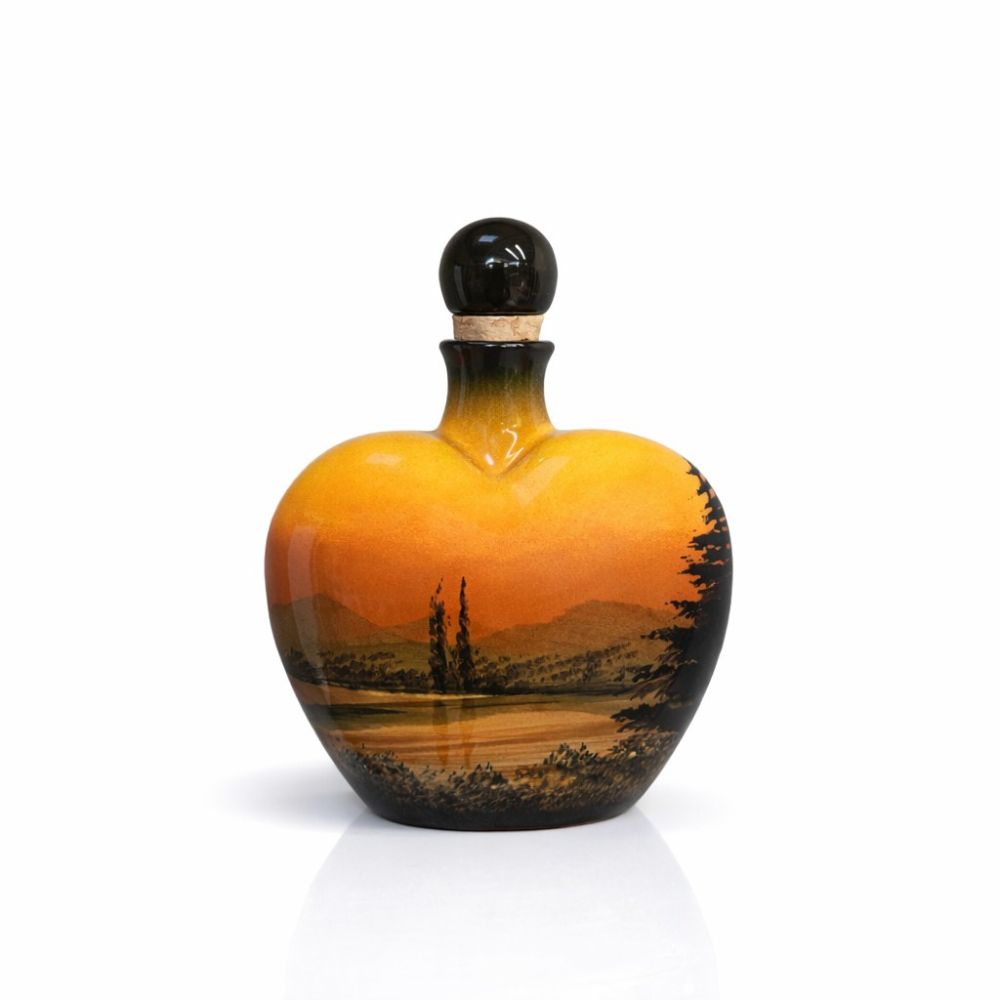 Keramik Schnapsflasche Schramberg Schwarzwald Motiv Nr. A15