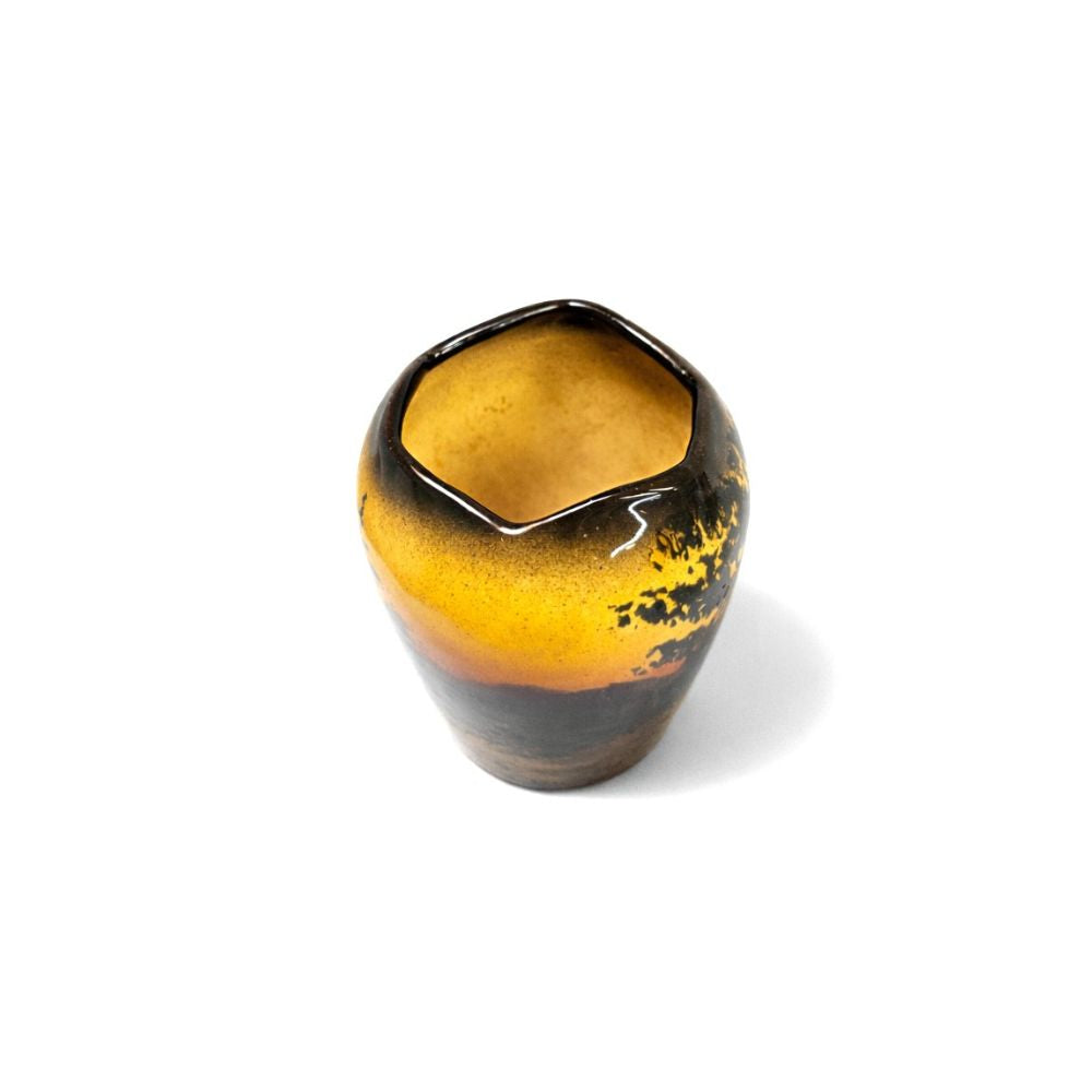 Keramik Vase Schramberg Schwarzwald Motiv Nr. A19