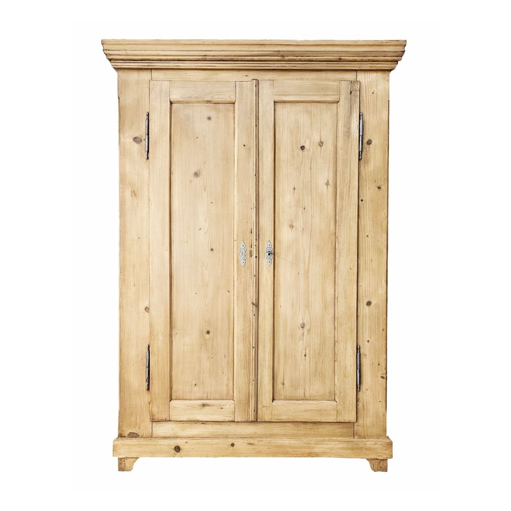 Spätbiedermeier-Schrank antik Tanne