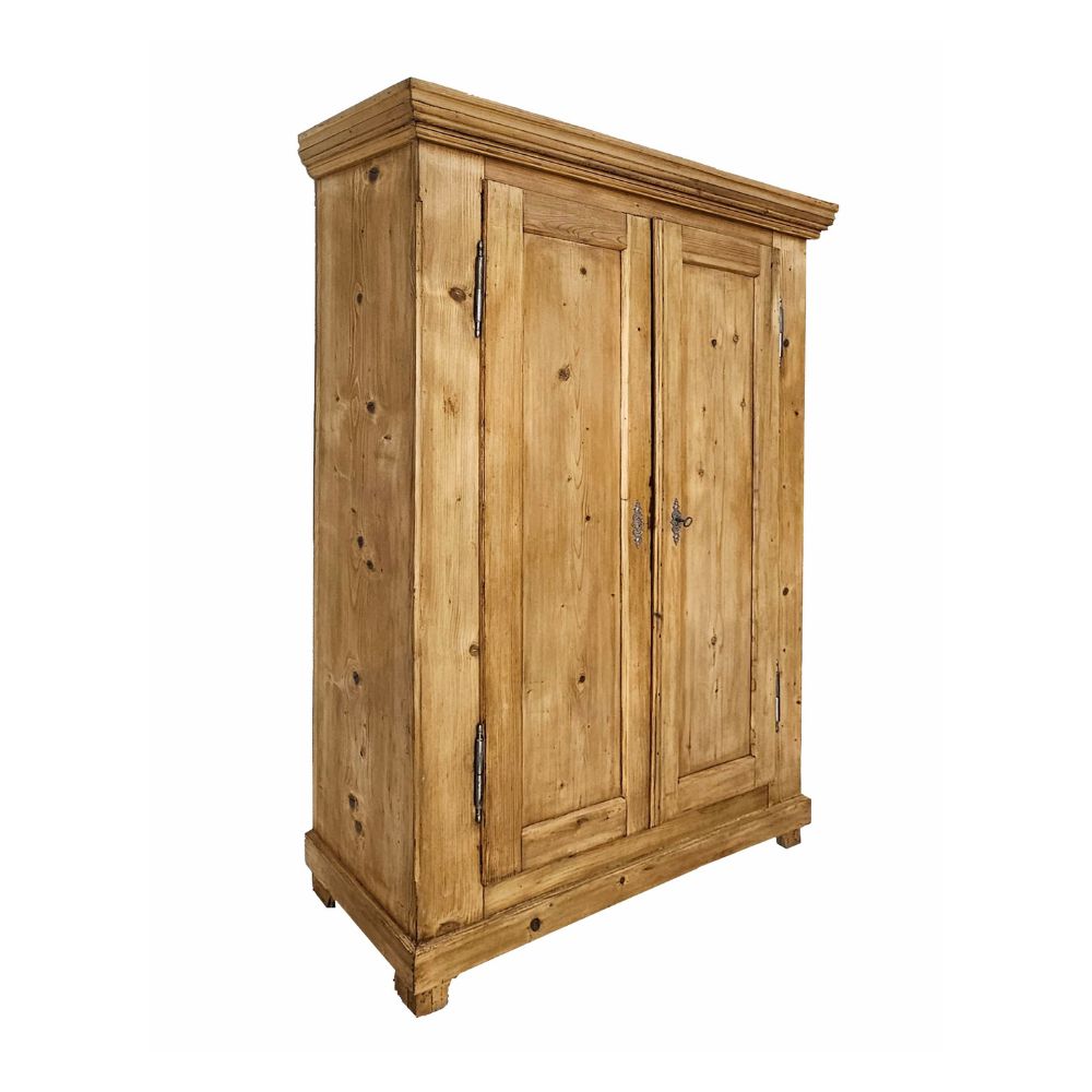 Spätbiedermeier-Schrank antik Tanne