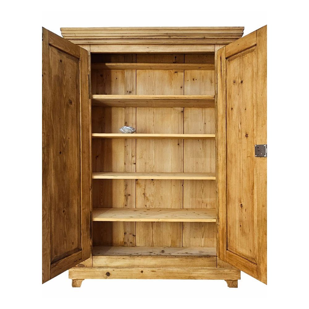 Spätbiedermeier-Schrank antik Tanne
