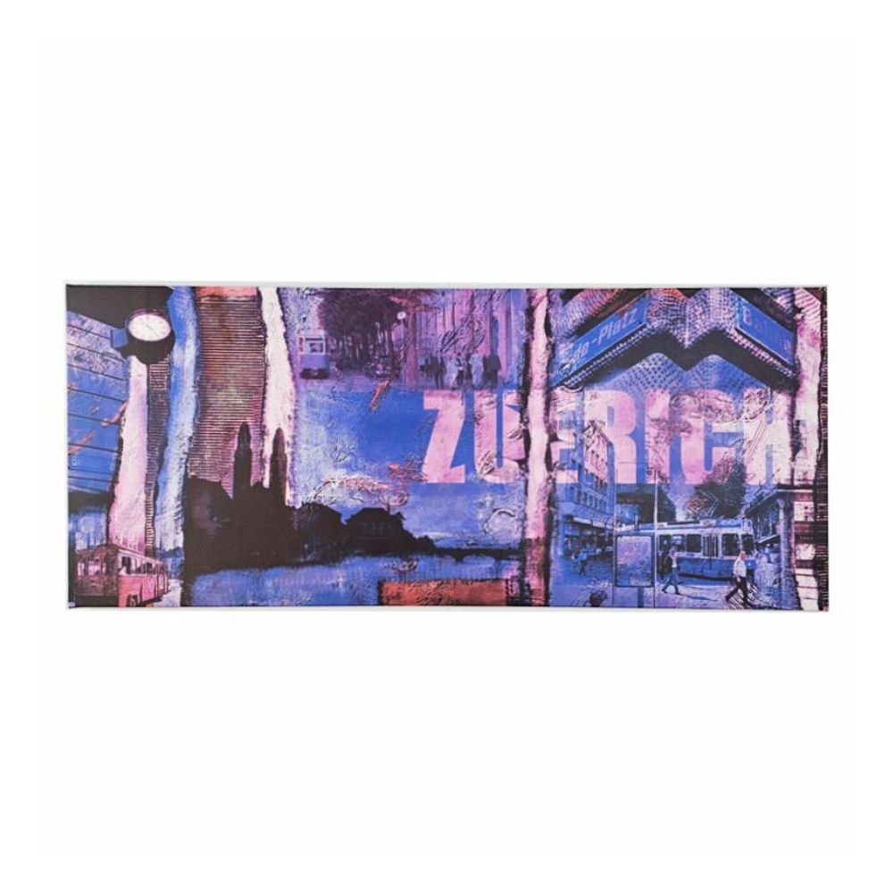 XXL Bild Zürich Druck auf Leinwand