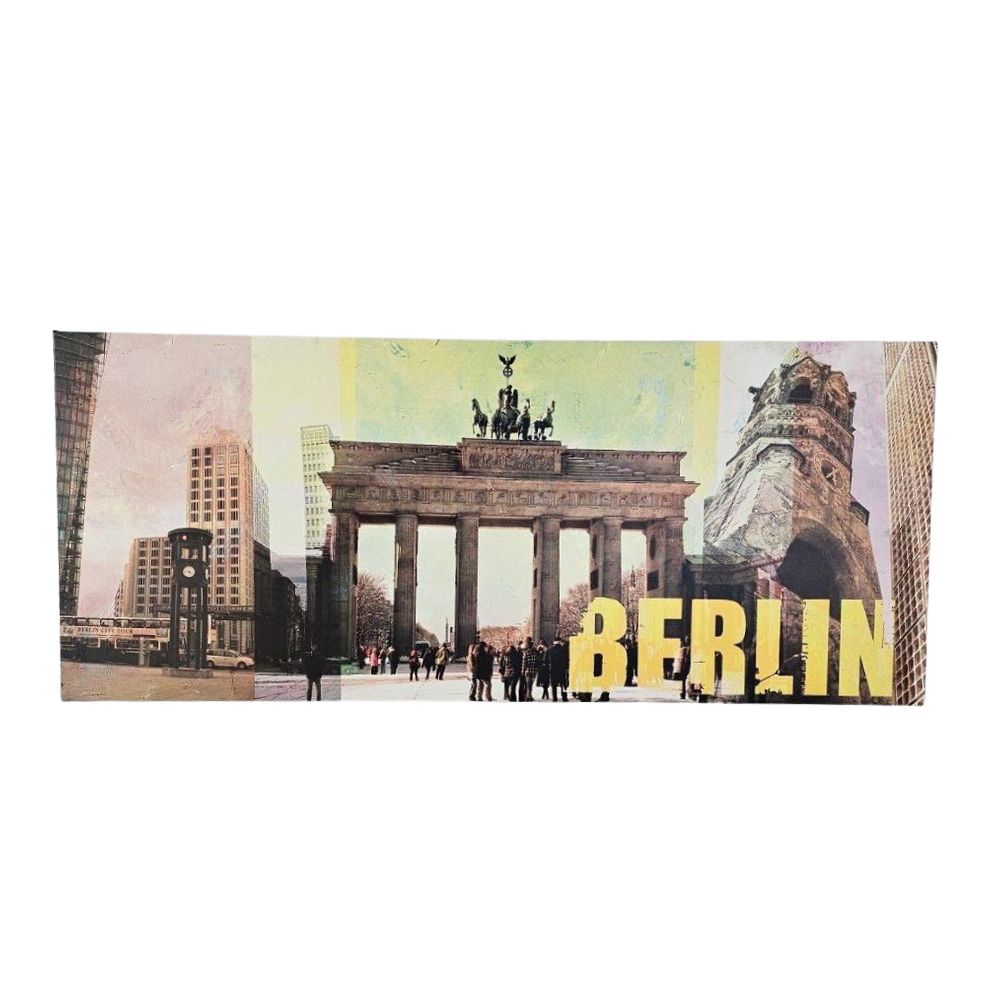 XXL Bild Berlin Skyline Druck auf Leinwand