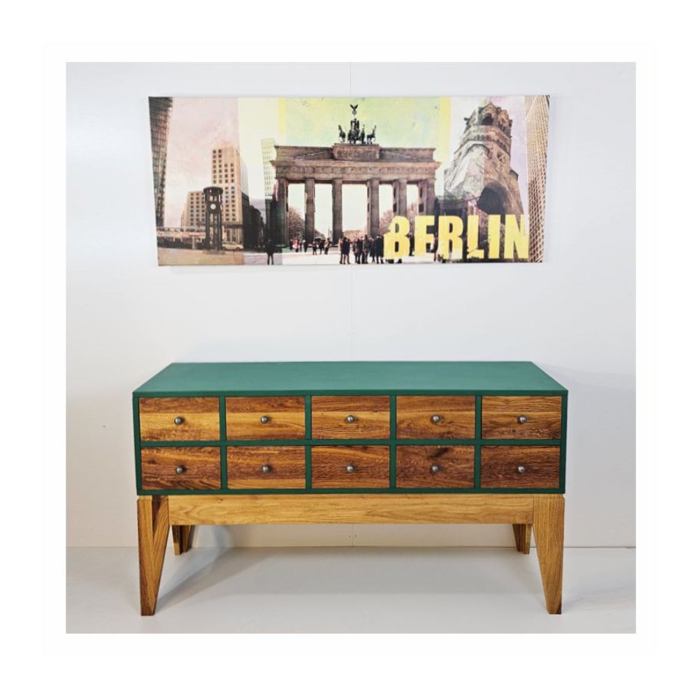 XXL Bild Berlin Skyline Druck auf Leinwand