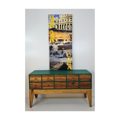 Hoches Bild Havanna Druck auf Leinwand