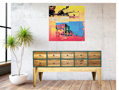 Bild South California Druck auf Leinwand